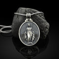 Virgin Mary Medal Religious Christian Stainless Steel Necklace by Lordwithyou™