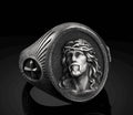 Oval Savior Christian Cross Ring by Lordwithyou™