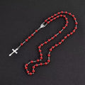 Cross and Rosary Christian Necklace Chain by Lordwithyou™