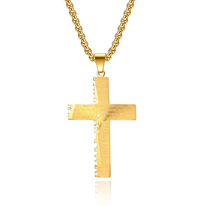 Christian Jesus Cross Necklace by Lordwithyou™