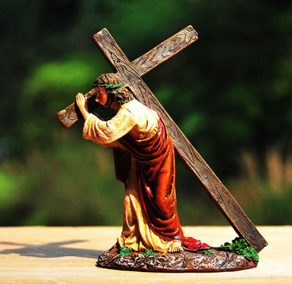 Christian Cross Sculpture by Lordwithyou™