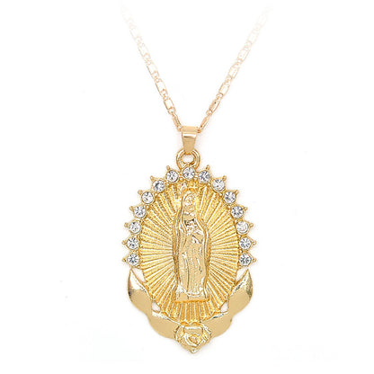 Holy Virgin Mary Pendant Necklace by Lordwithyou™