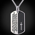 Stainless Steel Chain Black Bible Christian Jewelry Lordwithyou™