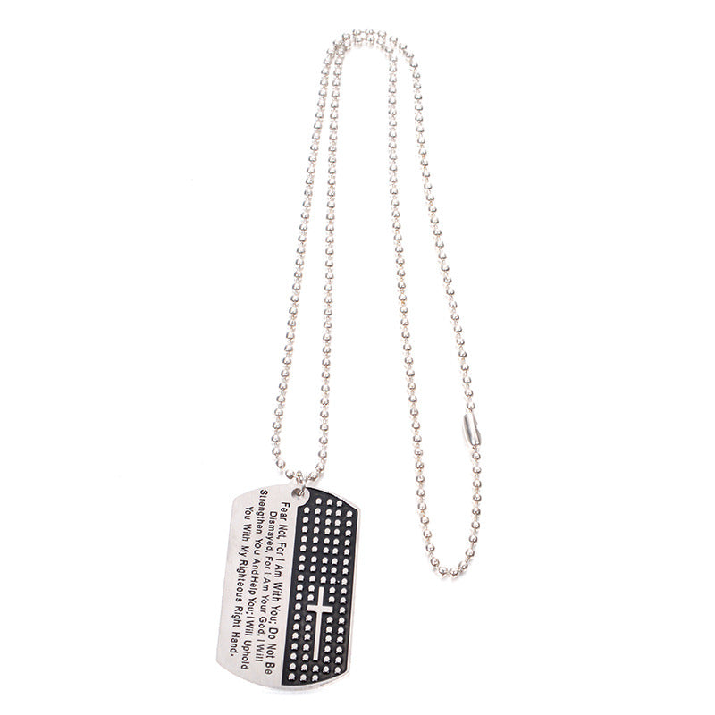 Stainless Steel Chain Black Bible Christian Jewelry Lordwithyou™
