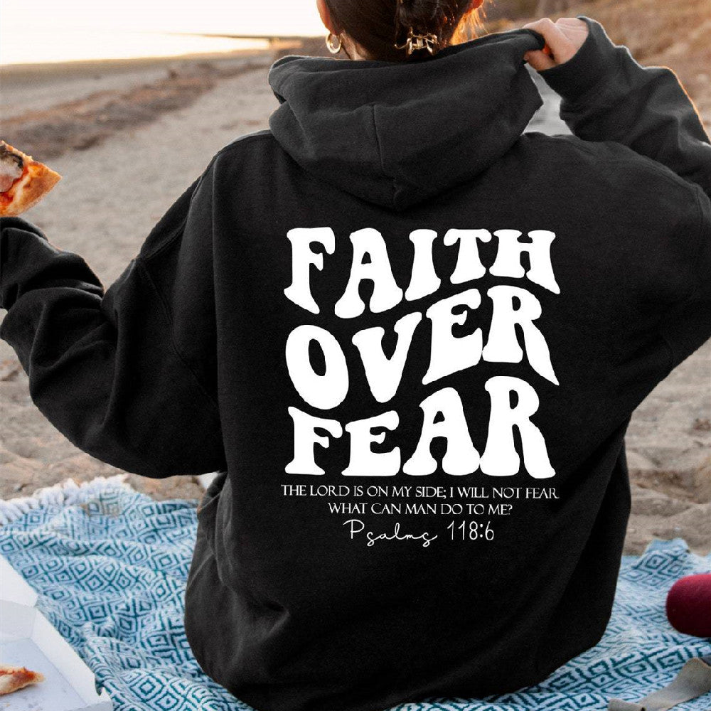 Faith Over Fear - Unisex Christian Hoodie