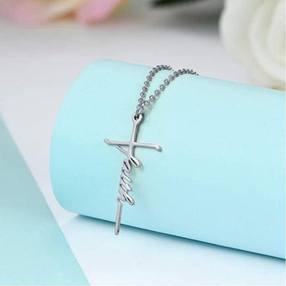 Faith Cross Necklace by Lordwithyou™