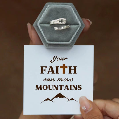 Faith Ring in Zircon & 925 Sterling Silver by Lordwithyou™ (GIFTING OFFER)