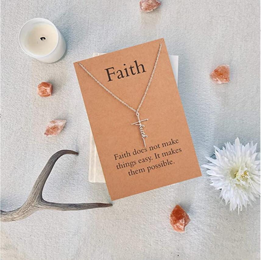 Faith Cross Necklace by Lordwithyou™