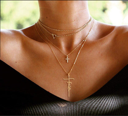 Faith Cross Necklace by Lordwithyou™