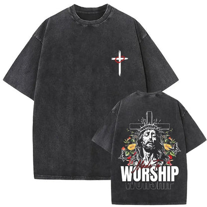 Jesus Forgive Them Father Vintage T-shirts by Lordwithyou™