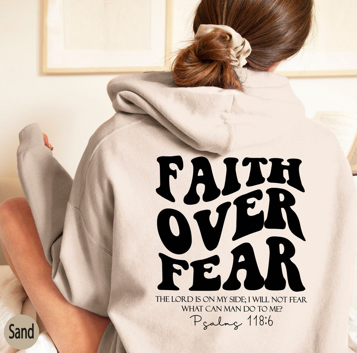 Faith Over Fear - Unisex Christian Hoodie