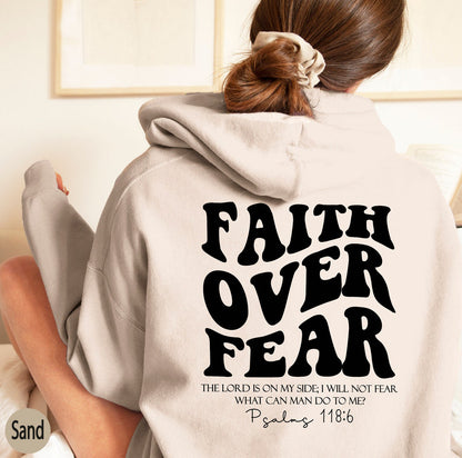 Faith Over Fear - Unisex Christian Hoodie