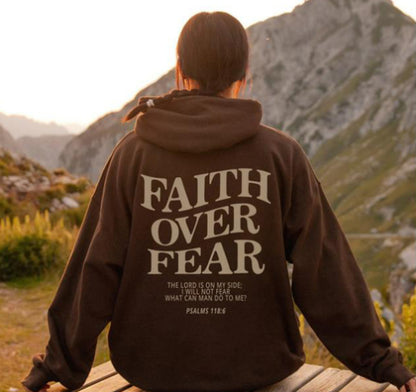 Faith Over Fear - Unisex Christian Hoodie