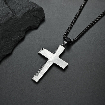 Christian Jesus Cross Necklace by Lordwithyou™