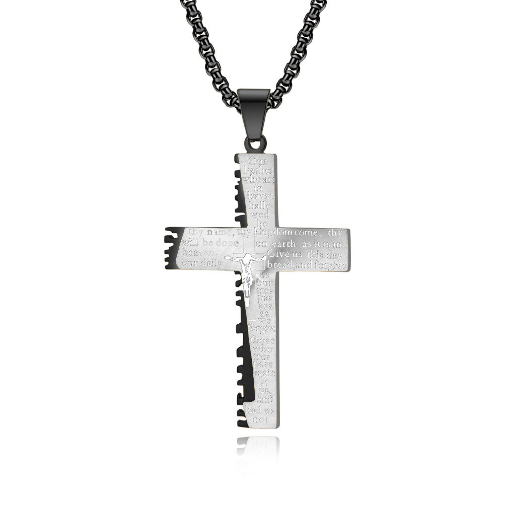 Christian Jesus Cross Necklace by Lordwithyou™
