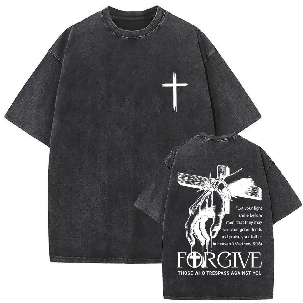 Jesus Forgive Them Father Vintage T-shirts by Lordwithyou™