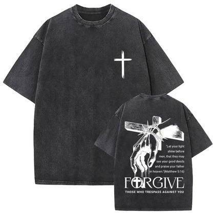 Jesus Forgive Them Father Vintage T-shirts by Lordwithyou™