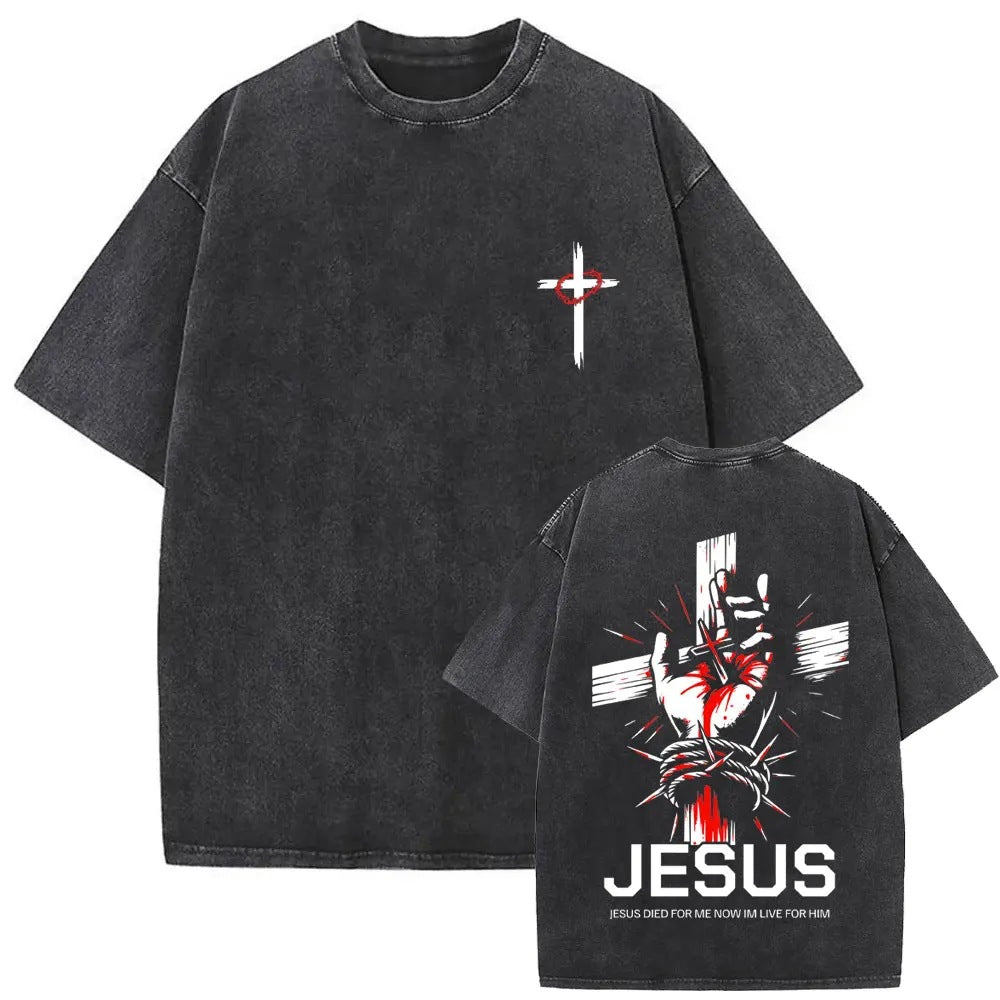 Jesus Forgive Them Father Vintage T-shirts by Lordwithyou™