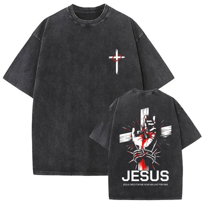 Jesus Forgive Them Father Vintage T-shirts by Lordwithyou™