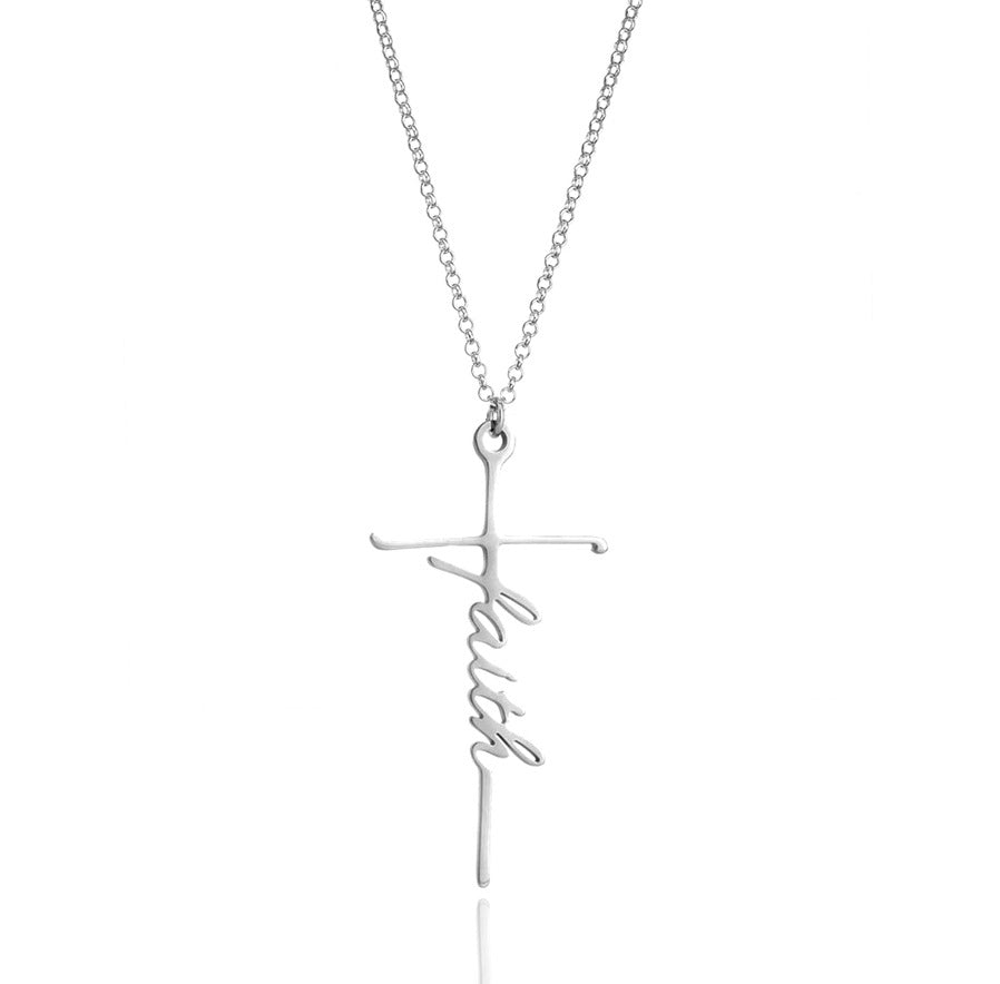 Faith Cross Necklace by Lordwithyou™