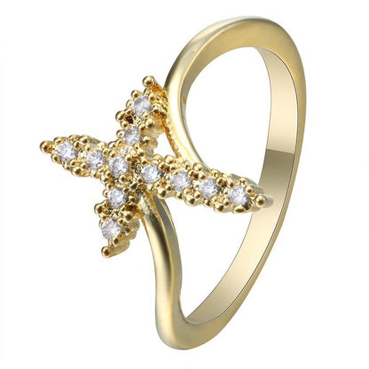 Diamond Christian Jesus Cross Ring by Lordwithyou™