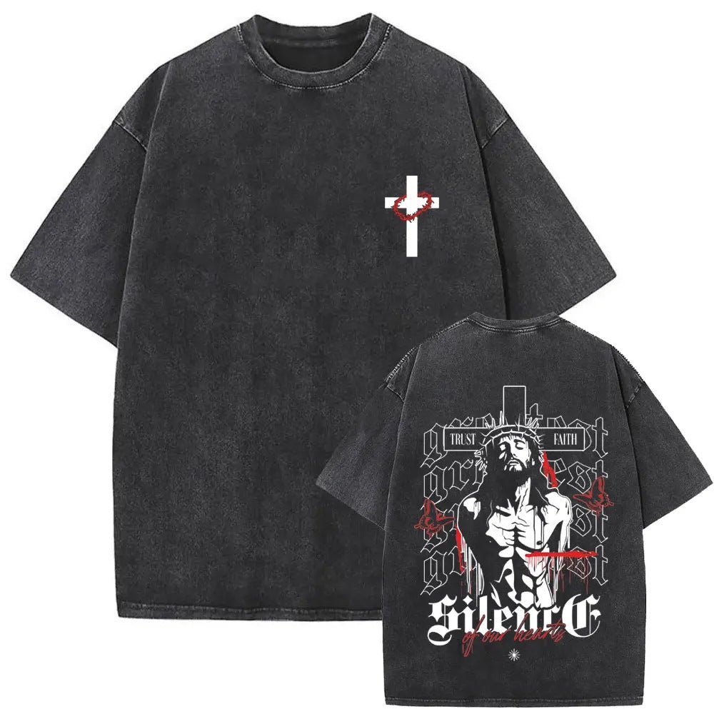 Jesus Forgive Them Father Vintage T-shirts by Lordwithyou™