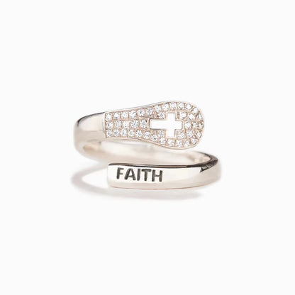 Faith Ring in Zircon & 925 Sterling Silver by Lordwithyou™ (GIFTING OFFER)